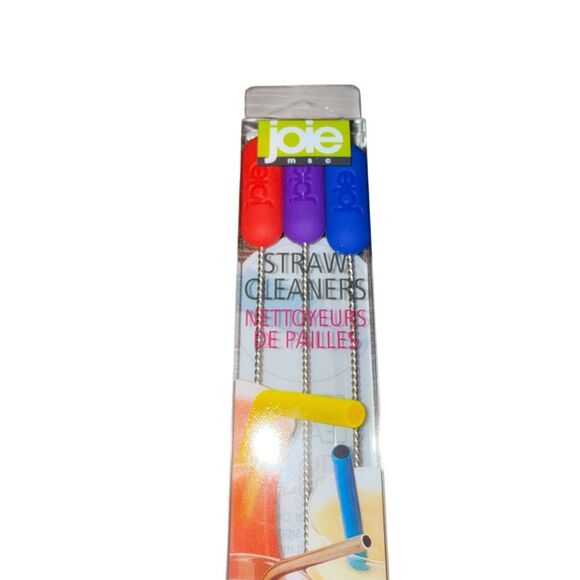 Joie Set of 3 Straw Cleaning Brushes To Clean Travel Mugs Sippy Cups And More - Picture 4 of 5